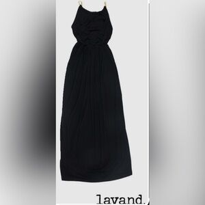 Lavand Black Maxi Dress